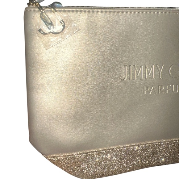 Jimmy Choo Sparkling Gold Pouch - Picture 2 of 5